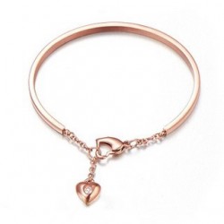 Cartier Heart to Heart Bracelet in 18k Pink Gold With Diamond