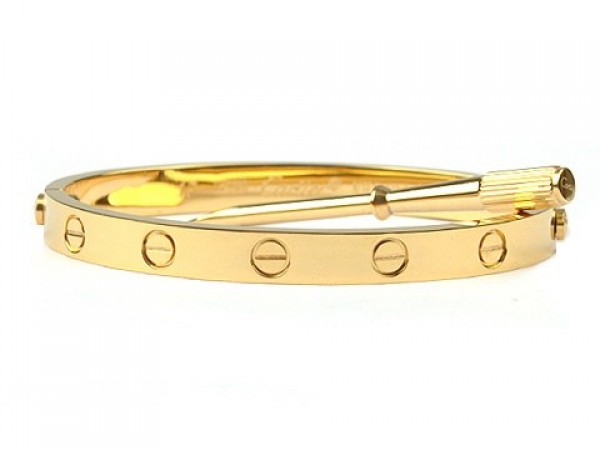 Buy 18Kt Men's Cartier Gold&Leather Bracelet 492VA2191 Online from Vaibhav  Jewellers