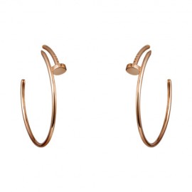 Cartier Juste Un Clou Earrings Replica 18k Pink Gold
