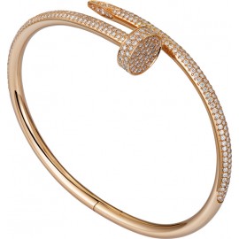Amulette de Cartier Earrings Pink Gold Copy Pink Opal 2 Diamonds Fake B8301240