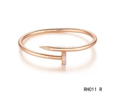 Cartier juste un clou bracelet in rose gold with 27 brilliant-cut diamonds