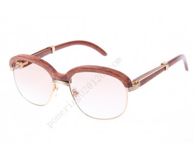 2016 Cartier 1116679 Sunglasses, Gold Brown Gradient