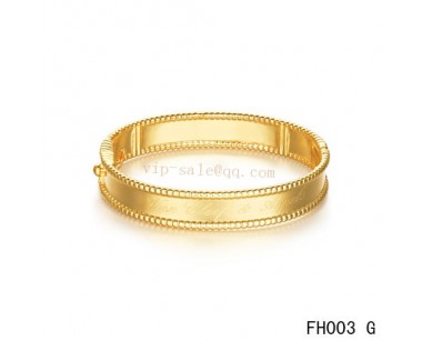 Van Cleef and Arpels Perle bracelet/signature/Yellow gold bracelet