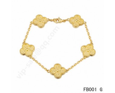 Van cleef & arpels Vintage Alhambra bracelet<li>yellow gold