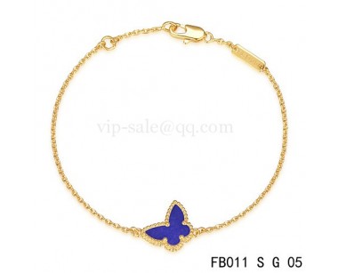 Van cleef & arpels Sweet Alhambra bracelet<li>Yellow with Purple Butterfly
