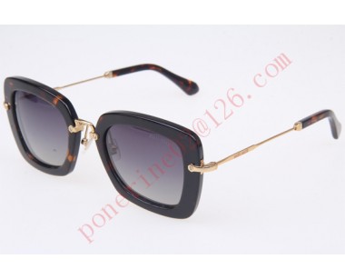 2016 Cheap Miu Miu SMU07O Sunglasses, Tortoise Gold