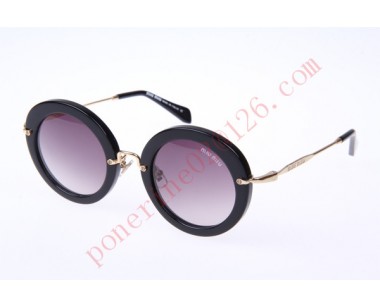 2016 Cheap Miu Miu SMU13NS Sunglasses, Black Gold