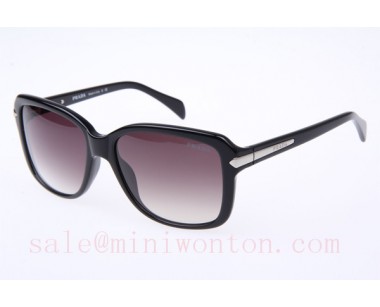 Prada SPR 14PS Sunglasses In Black Brown