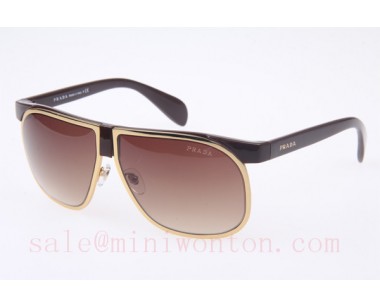 Prada SPR21P Sunglasses In Gold