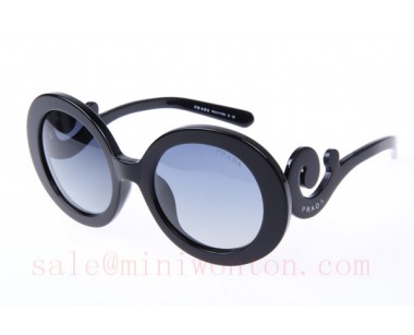 Prada SPR27NS Sunglasses In Black Gold