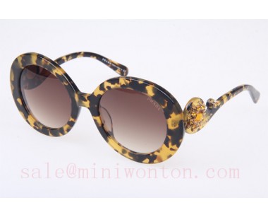 Prada SPR27QS Sunglasses In Light Tortoise