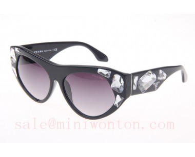 Prada VPR21QS Sunglasses In Black