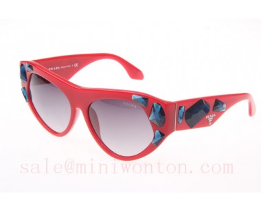 Prada VPR21QS Sunglasses In Red