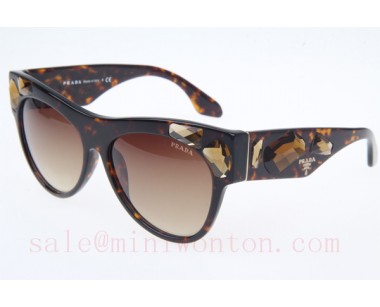 Prada VPR22QS Sunglasses In Tortoise Brown