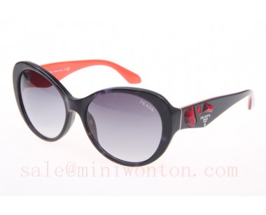 Prada VPR26QS Sunglasses In Blue Tortoise Orange