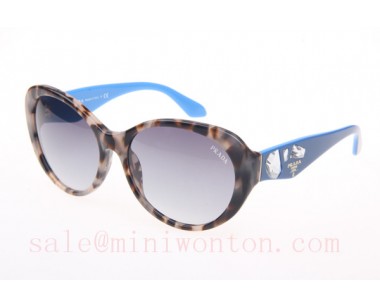 Prada VPR26QS Sunglasses In Grey Tortoise Blue