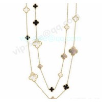 Van cleef & arpels Magic Alhambra Necklace/Yellow Gold/Mother-Of-Pearl	