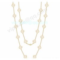 Van cleef & arpels Vintage Alhambra Necklace/Yellow Gold/Mother-Of-Pearl