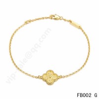 Van cleef & arpels Sweet Alhambra bracelet<li>yellow gold	