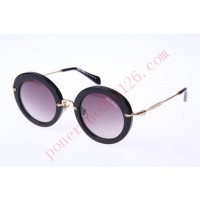 2016 Cheap Miu Miu SMU13NS Sunglasses, Black Gold