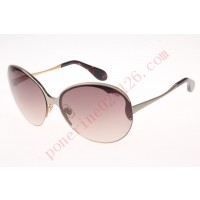 2016 Cheap Miu Miu SMU51O Sunglasses, Gold Tortoise