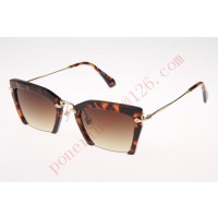 2016 Cheap Miu Miu VMU10QS Sunglasses, Tortoise