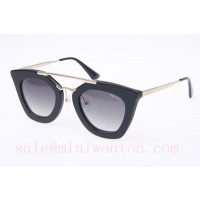 Prada SPR09QS Sunglasses In Black	
