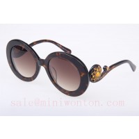 Prada SPR27QS Sunglasses In Dark Tortoise	