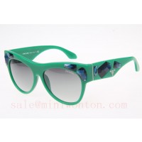 Prada VPR22QS Sunglasses In Green