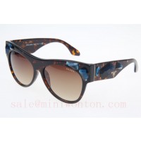 Prada VPR22QS Sunglasses In Tortoise Blue