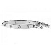 Cartier Love bracelet in white gold with diamonds