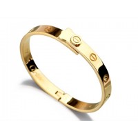 Cartier Love bracelet in yellow gold with diamonds