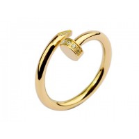Cartier Juste un clou Ring in yellow gold with diamond-paved	