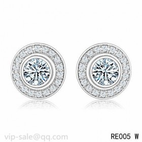 Cartier D'AMOUR Earrings in 18K white gold with diamond