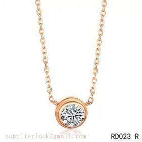 Diamants Legers de Cartier necklace in Pink Gold 