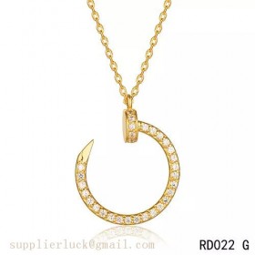 Cartier Juste un Clou pendant in 18K yellow gold with diamonds 