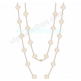 Van cleef & arpels Vintage Alhambra Necklace/Pink Gold/Mother-Of-Pearl