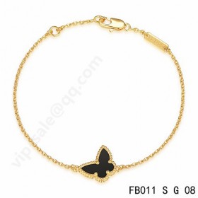 Van cleef & arpels Sweet Alhambra Butterfly braceletyellow gold with Onyx