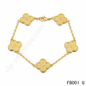 Van cleef & arpels Vintage Alhambra braceletyellow gold