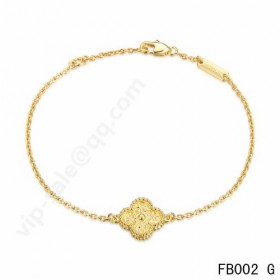 Van cleef & arpels Sweet Alhambra braceletyellow gold
