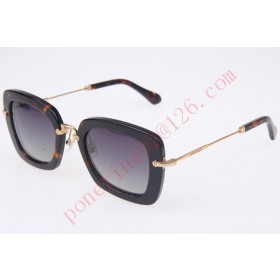 2016 Cheap Miu Miu SMU07O Sunglasses, Tortoise Gold