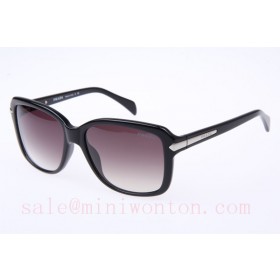 Prada SPR 14PS Sunglasses In Black Brown