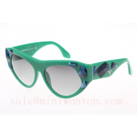 Prada VPR21QS Sunglasses In Green