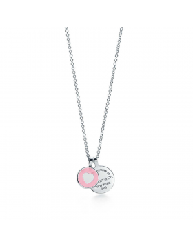 Return To Tiffany Double Round Pendant Necklace Wholesale Valentine's Day Gift