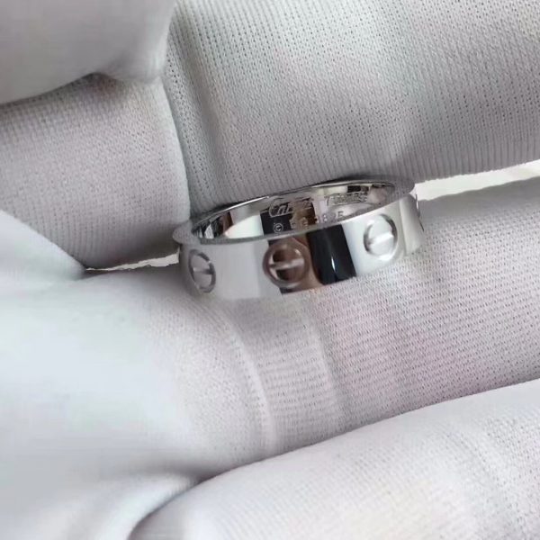 Cartier Love wedding band Ring. Width: 3.6mm.