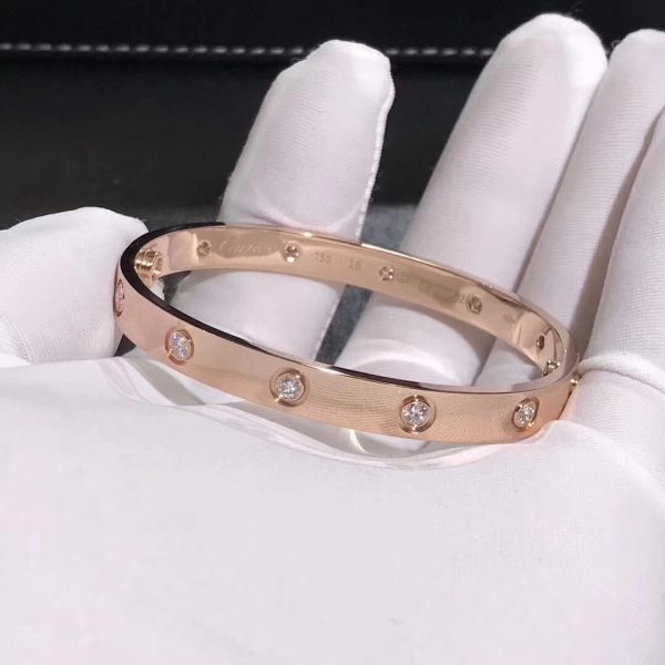 Cartier Love bracelet, 10 diamonds