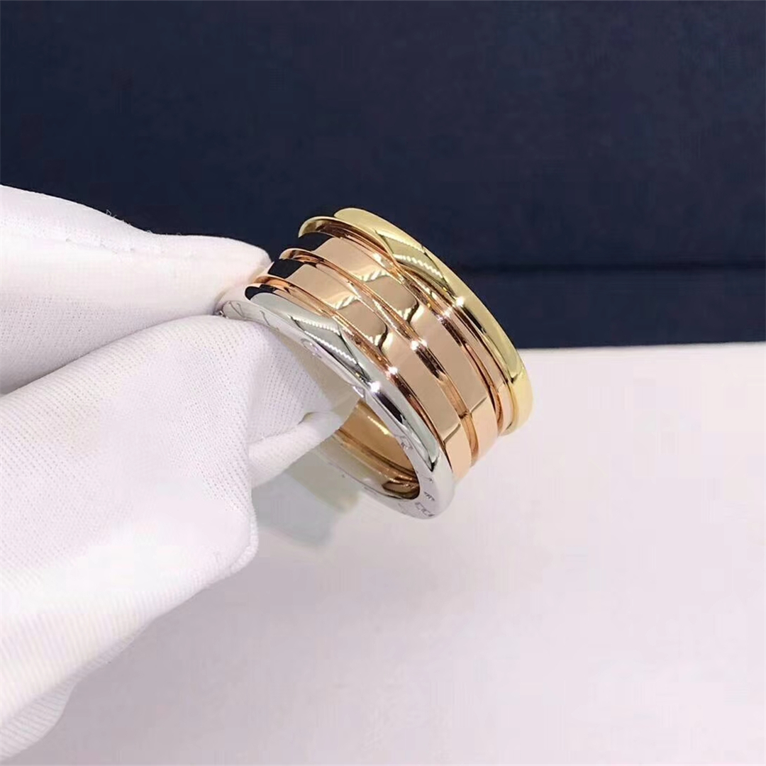 waar dan ook Aanzienlijk geur Real 18k gold Bvlgari B.zero1 four-band ring in 18 kt rose, white and  yellow gold. – International Brand Replica Jewelry for Sale, Make in Real  18k Gold and Diamonds, the Same As