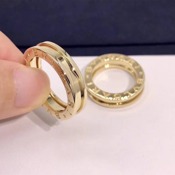 Bvlgari B.zero1 one-band ring in 18 kt yellow gold