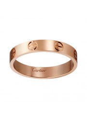 cartier love ring pink Gold narrow version for men and women replica