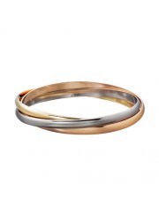Trinity de cartier three ring 3-gold bracelet B6013302 replica